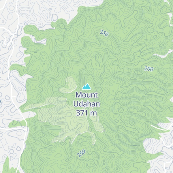 Map of Mount Udahan