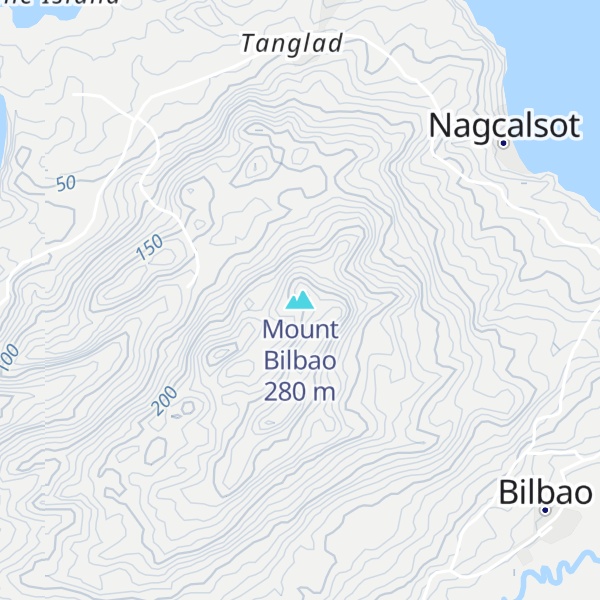 Map of Mount Bilbao
