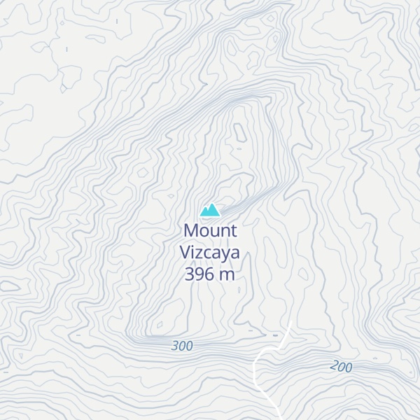 Map of Mount Vizcaya