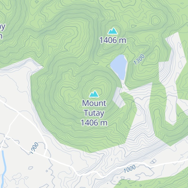 Map of Mount Tutay
