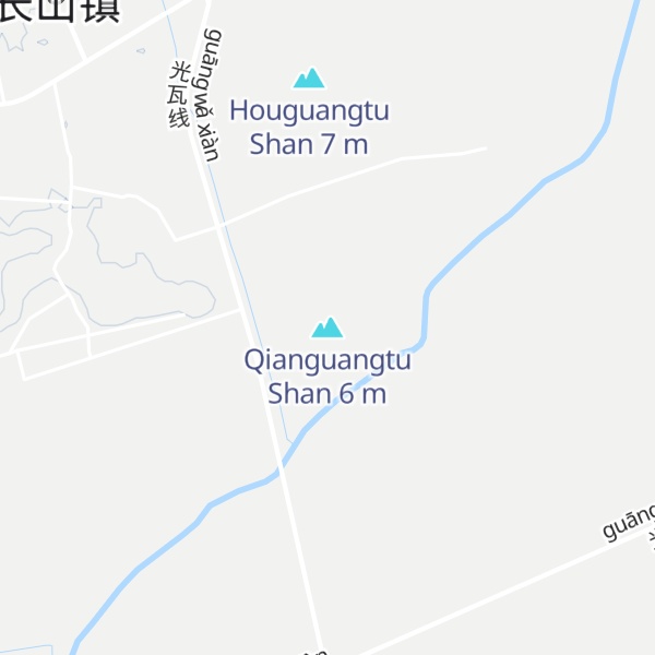 Map of Qianguangtu Shan
