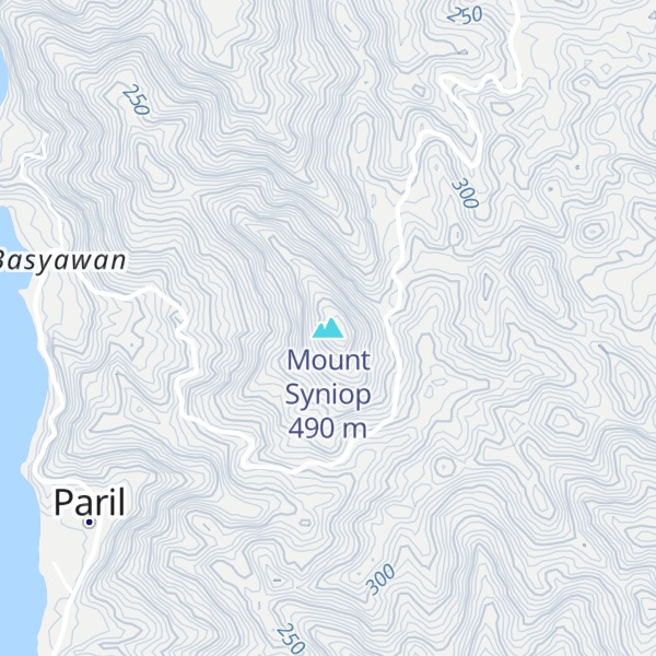 Map of Mount Syniop