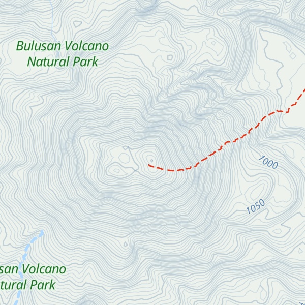 Map of Mount Bulusan