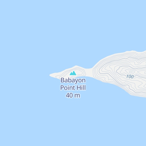 Map of Babayon Point Hill