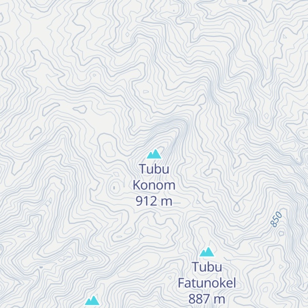 Map of Tubu Konom