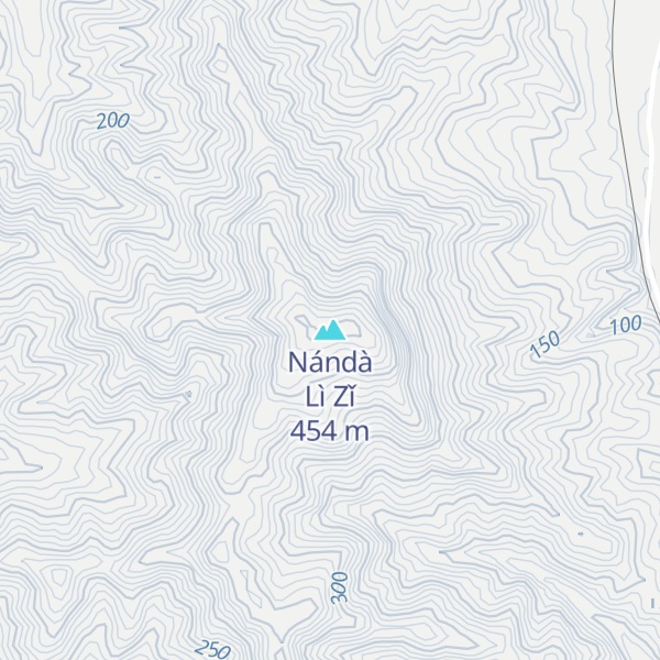 Map of Nándà Lì Zǐ
