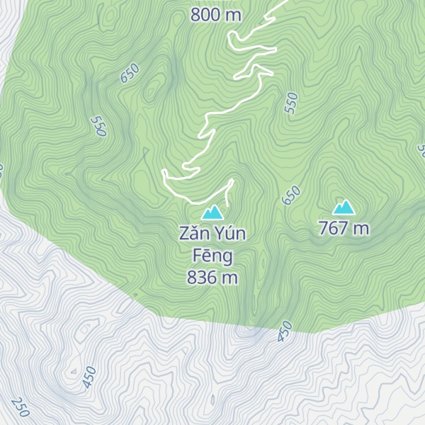 Map of Zǎn Yún Fēng