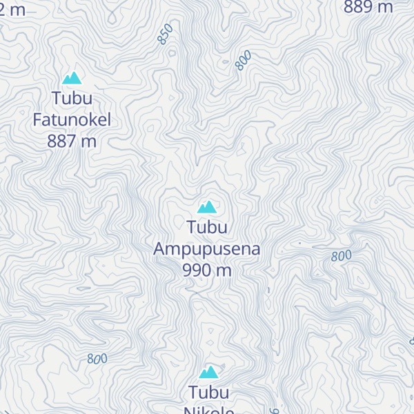 Map of Tubu Ampupusena