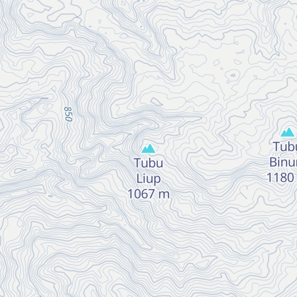 Map of Tubu Liup