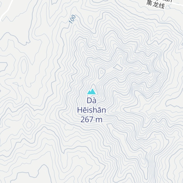 Map of Dà Hēishān