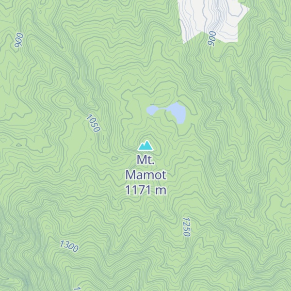 Map of Mt. Mamot