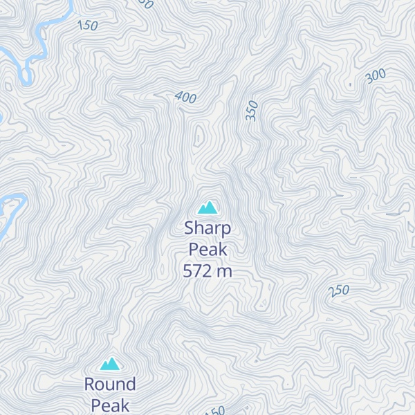 Map of Sharp Peak