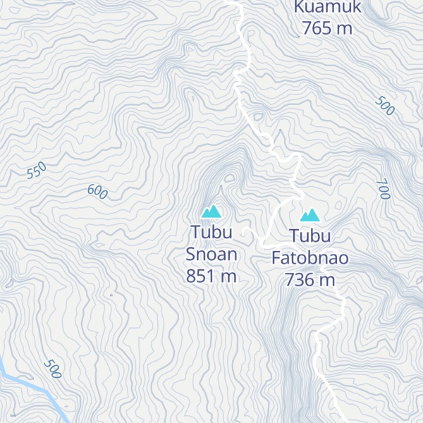 Map of Tubu Snoan