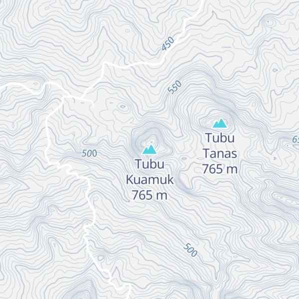 Map of Tubu Kuamuk