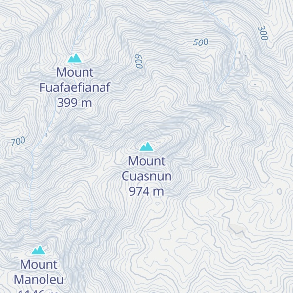 Map of Mount Cuasnun