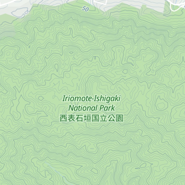 Map of Mt. Kabiraufu