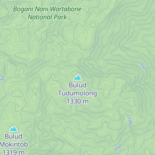 Map of Bulud Tudumolong