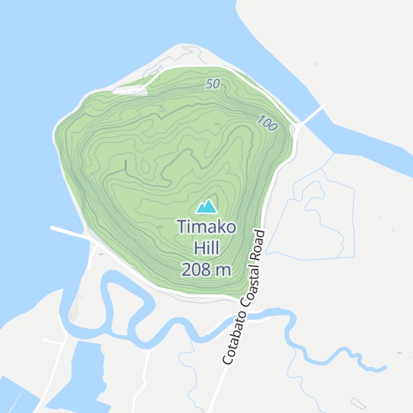 Map of Timako Hill
