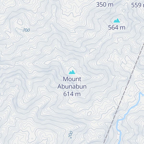 Map of Mount Abunabun