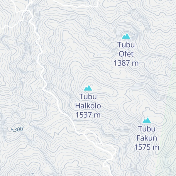 Map of Tubu Halkolo