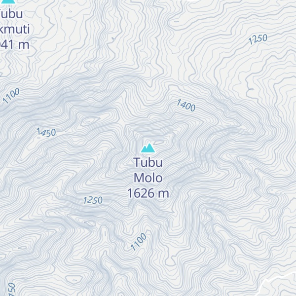 Map of Tubu Molo