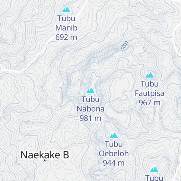 Map of Tubu Nabona