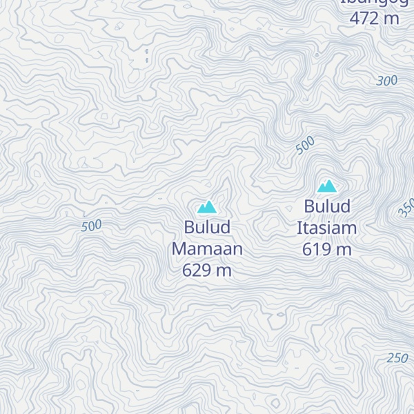 Map of Bulud Mamaan