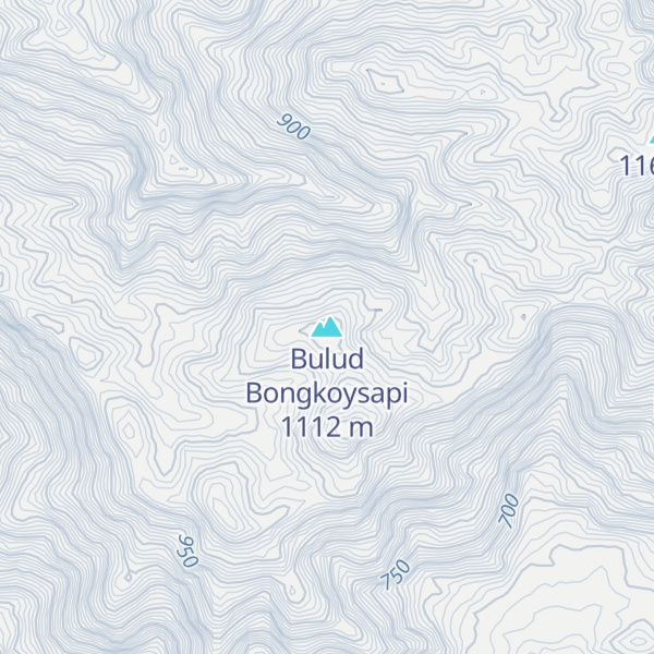 Map of Bulud Bongkoysapi