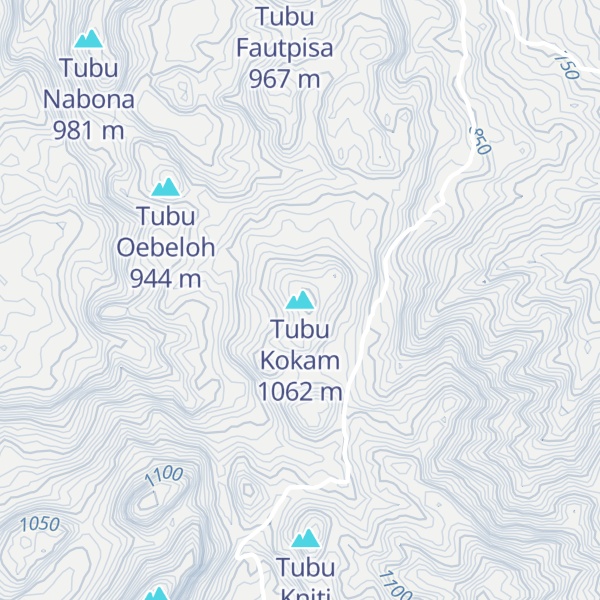 Map of Tubu Kokam