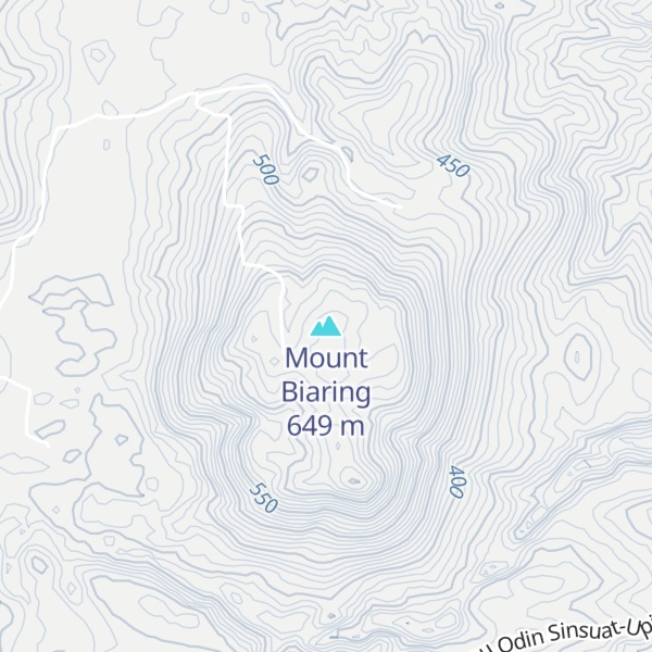 Map of Mount Biaring