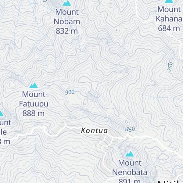 Map of Mount Saenaman
