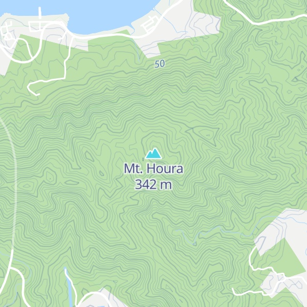 Map of Mt. Houra