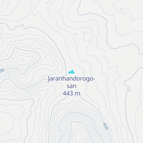 Map of Jaranhandorogo-san