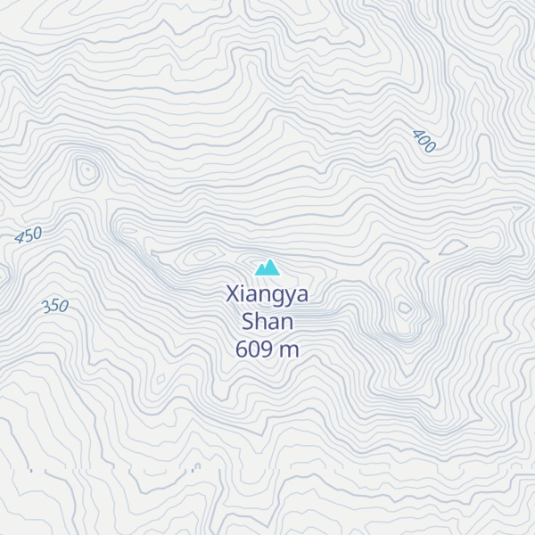 Map of Xiangya Shan