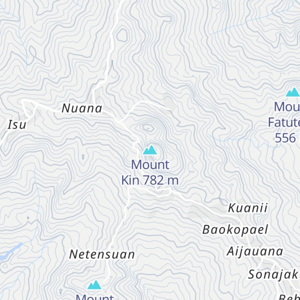 Map of Mount Kin
