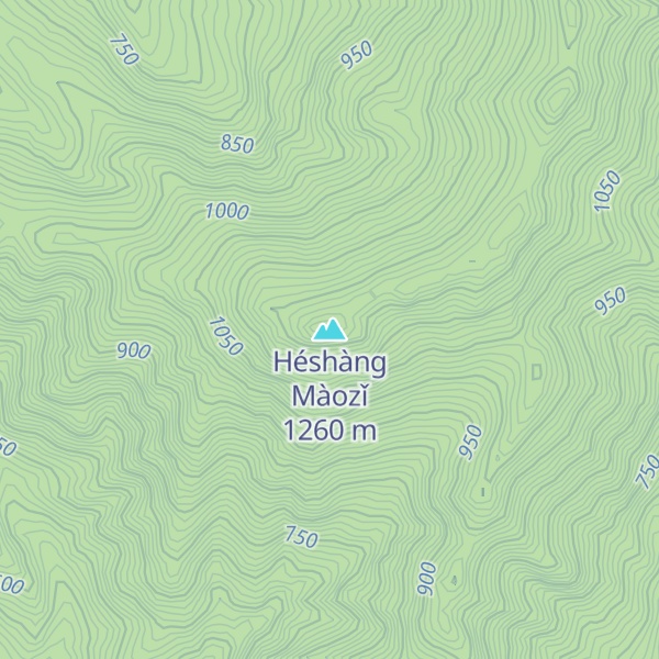 Map of Héshàng Màozǐ
