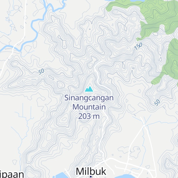 Map of Sinangcangan Mountain