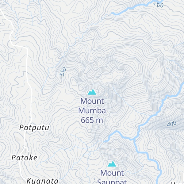 Map of Mount Mumba