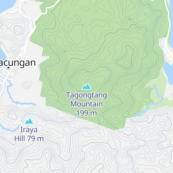 Map of Tagongtang Mountain
