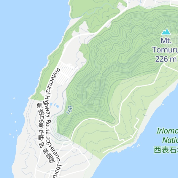 Map of Mt. Hanna