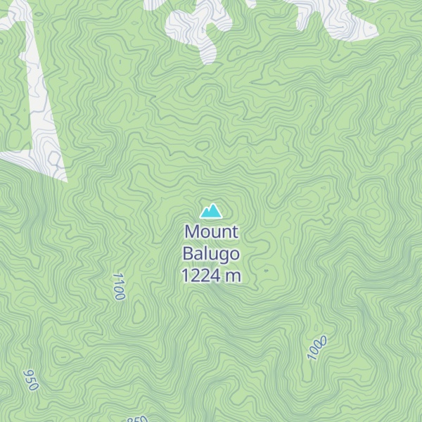 Map of Mount Balugo