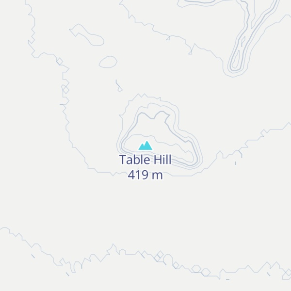 Map of Table Hill