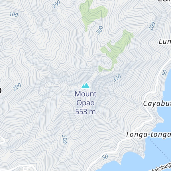 Map of Mount Opao