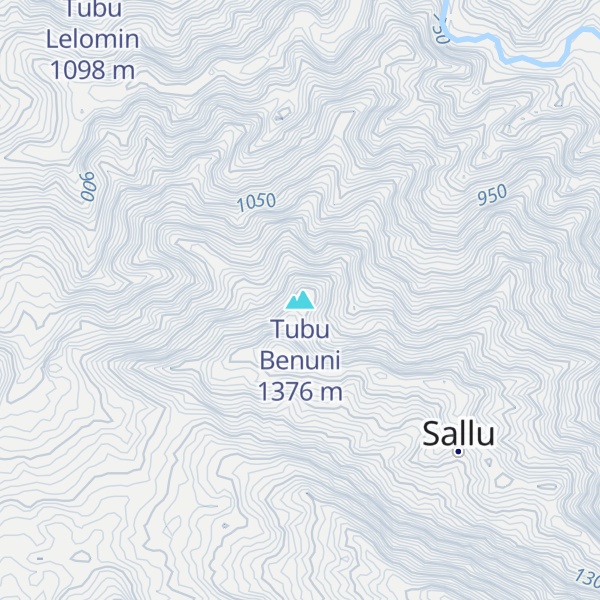 Map of Tubu Benuni