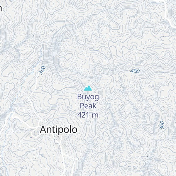 Map of Buyog Peak