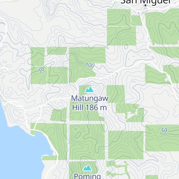 Map of Matungaw Hill