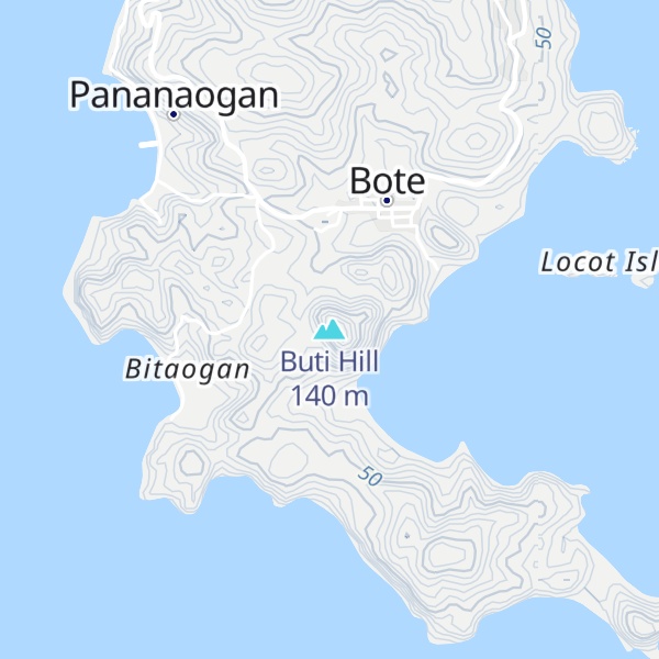 Map of Buti Hill