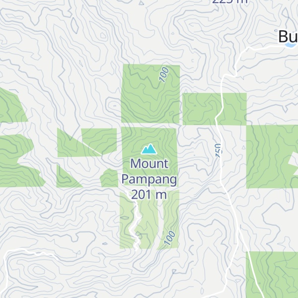 Map of Mount Pampang
