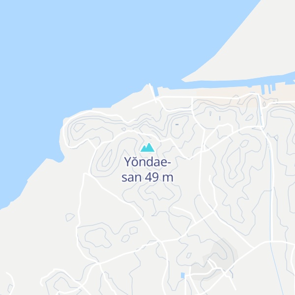 Map of Yŏndae-san