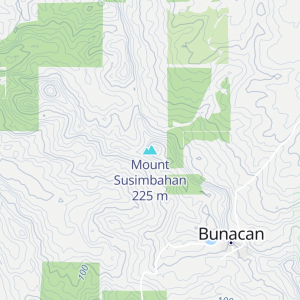 Map of Mount Susimbahan